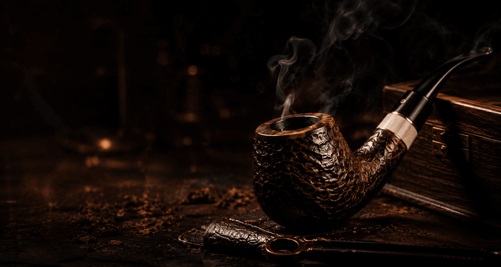 Koleksi Pipa Rokok Kayu dan Tulang Agus Kuntadi Sragen